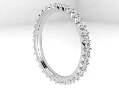 Diamond Band Ring 4361 3D print model
