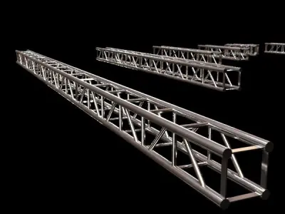 Metal Truss System High Detail 3D model