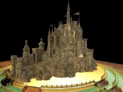 Castle 3D model 4
