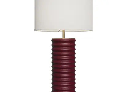 Table lamp Dantone Home Taro maroon 3D model