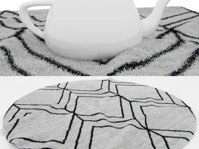 Rugs No 19 Low-poly 3D model