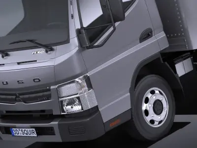  Mitsubishi Fuso BOX 2016  3D model