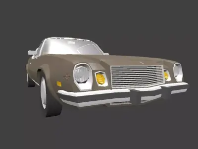 Mid 70s Pony Car 3D model