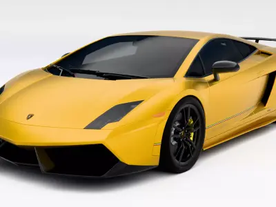 Lamborghini Gallardo 2007 Low-poly 3D model