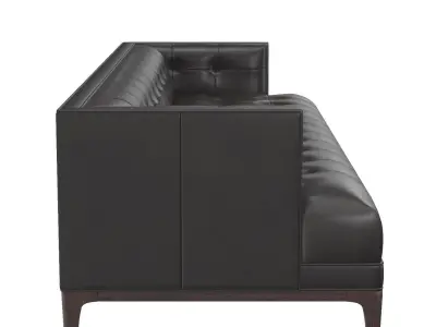 Darian Leather Sofa 3D model