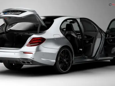 Mercedes AMG E63 S 2018 3D model