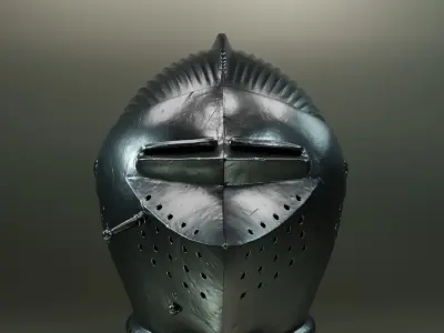 Medieval Helmet V 3D print model