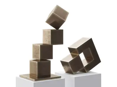 Abstract sculpture by Stephan Siebers 3D model
