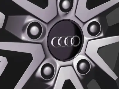 TIRE WHEEL Audi R8 Free 3D model