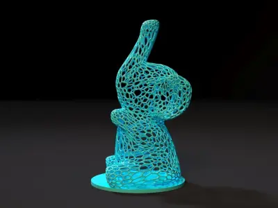 Figurine Elephant 3D print model