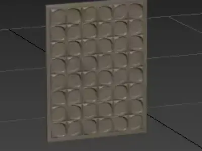wall wood panel  Free 3D model