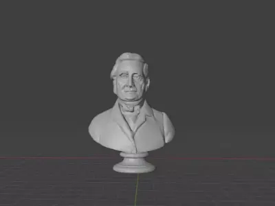 George Stephenson 3D print model