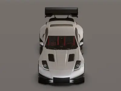 Nissan 350Z Hill Climb Wide Body Kit 3D model