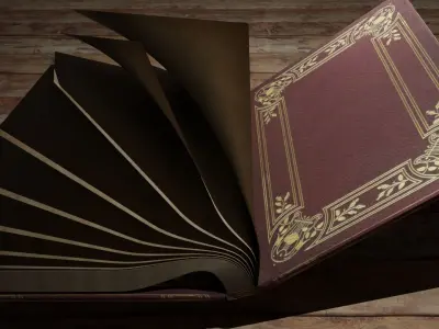 3d Animation book Texture