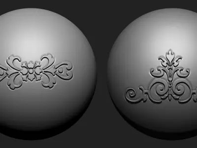 Ornament VDM Brush Pack  Vol3  30 in One 3D model