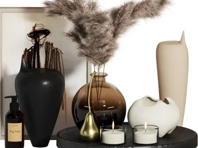 Decorative set 05 3D model