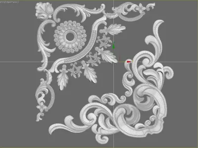 classic decoration 3d model vol06 3D model