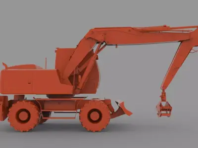 Liebherr A900C 3D print model