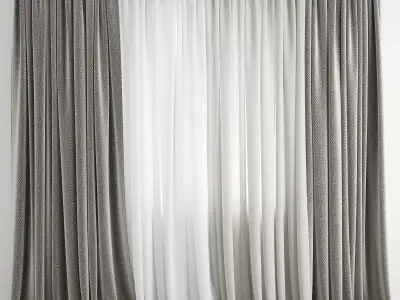 curtain 494 3D model