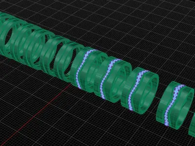 Wedding rings 224 3D print model