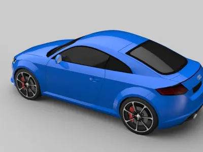 Audi TT Game-Ready Model Low-poly 3D model