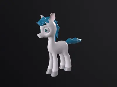 Little Pony Cartoon 3D model