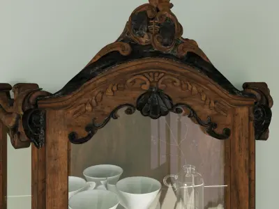 Vittorio Grifoni Vintage Cabinet 2161 Vray 3D model