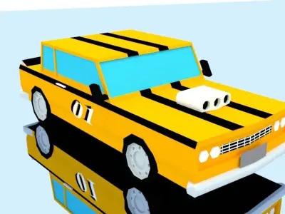 10 Racing Cars 3D print model