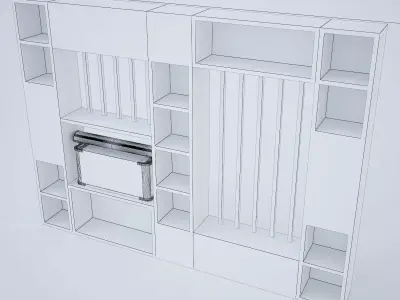 Modern Decorative Partition 3D model