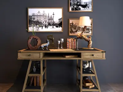 Decor set 01 3D model