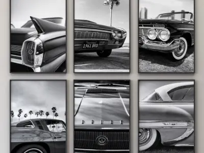 JUNIQE Car picture set-01 3D model