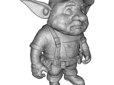 Enchanted Grove Guardians - Fantasy Gnome Figurine Collection 3D print model