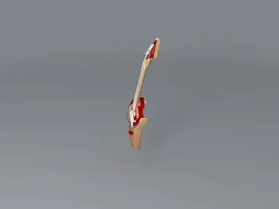 JBD400 guitar Free 3D model