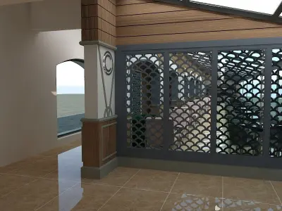 patisserie cafe 3D model