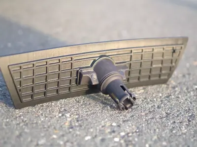 Tesla Model Y Rear Tow Hook Cover - EU Version 2020-2023 3D print model