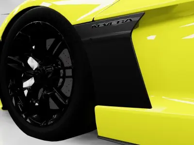 2021 RIMAC Nevera 3D model