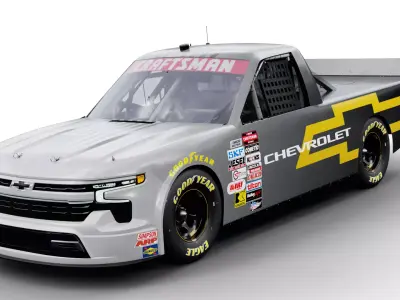 2025 NASCAR Craftsman Truck Series Chevrolet Silverado 3D model