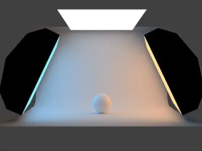 Fire and Ice  Free low-poly 3D model