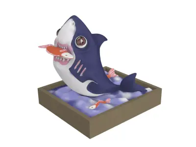 Cute Shark 3D print model