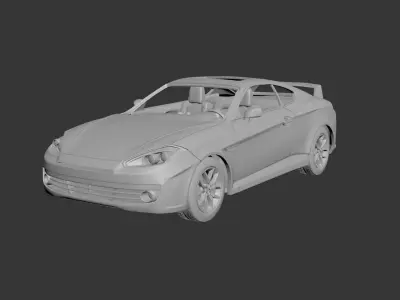 Hyundai Tiburon 2008  3D print model