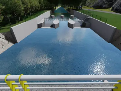 PARSHALL FLUME 3D model