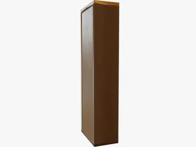 Cartoon Wardrobe  closet Low-poly 3D model
