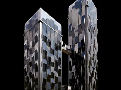 14 High-Rise Building 3D model