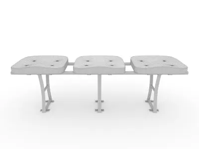 Stadium Seats 8 3D model