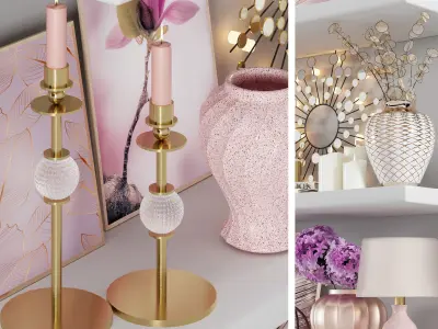 decorative set04 3D model