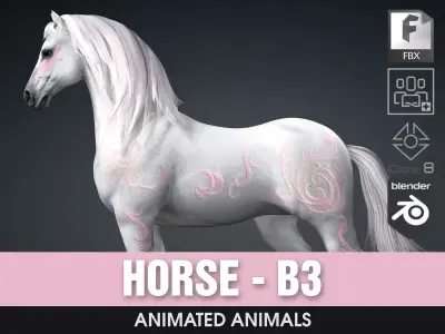 Horse-B3 3D model