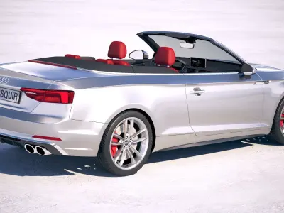 Audi S5 Cabriolet 2019 3D model