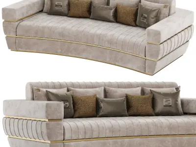 Fertini Casa Luxury Signature Sofa 3D model