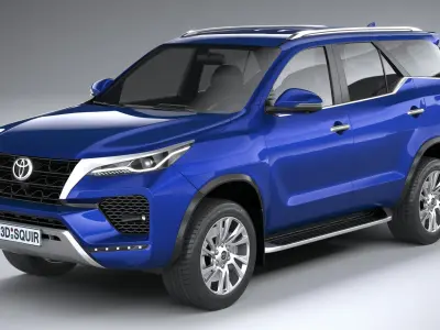 Toyota Fortuner v2 2021 3D model