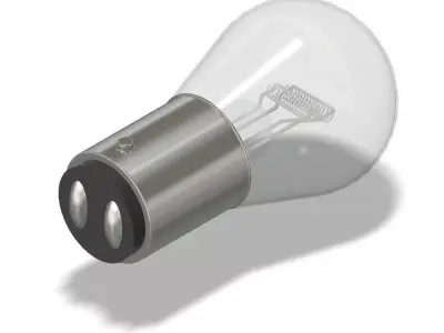 Light bulb 1034 P21-5W 24V - BAY15d 3D model